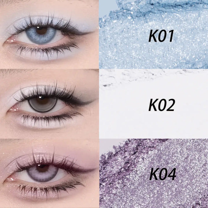 Uhue Single Eyeshadow K Series,Fine Powder,Smooth & Skin-Fit,Subtle Shimmer,Eye Brightening,Matte Finish,Daily Makeup,Glamour