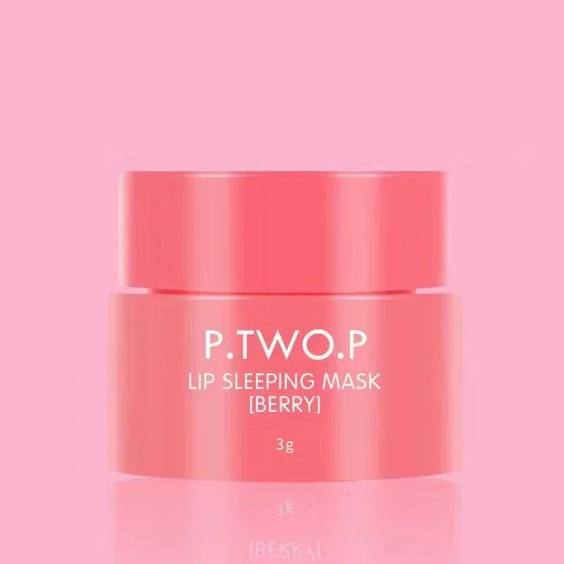 3g South Korea Lip Sleep Mask Night Sleep Maintenance Moisturizing Lips Gloss Bleach Cream Nourishing Lips Care Cherry Lip Balm