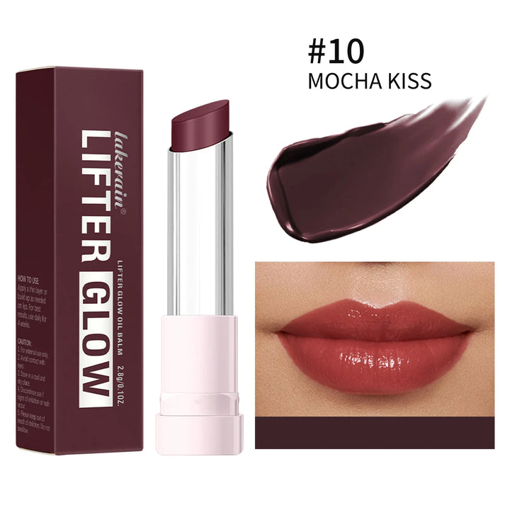 Lip Balm Lifter Glaze Oil Balm with Hyaluronic Acid and Hydrating Oil Blend with 24HRs of Smooth Moisturizing Shine Pink Makeup