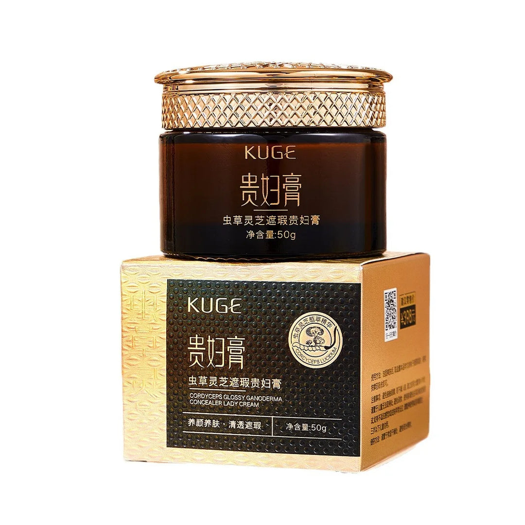 Cordyceps Ganoderma Lucidum Concealer Lady Cream Clear Moisturizing Cosmetics Skin Care Beauty Makeup Face Cream
