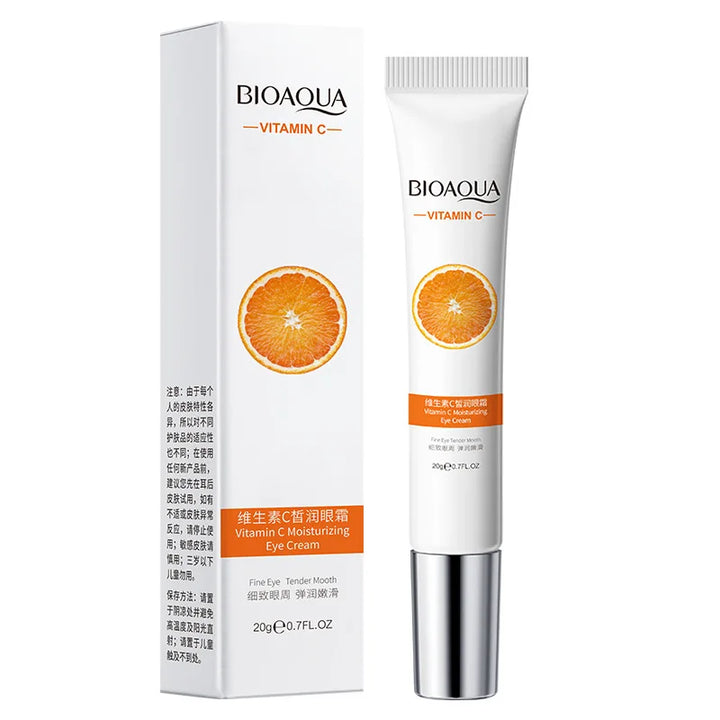 BIOAQUA Vitamin C Eye Cream Under Eye Dark Circle Remover Moisturizes Brightening Eyes Contour Eyes Skin Care Products