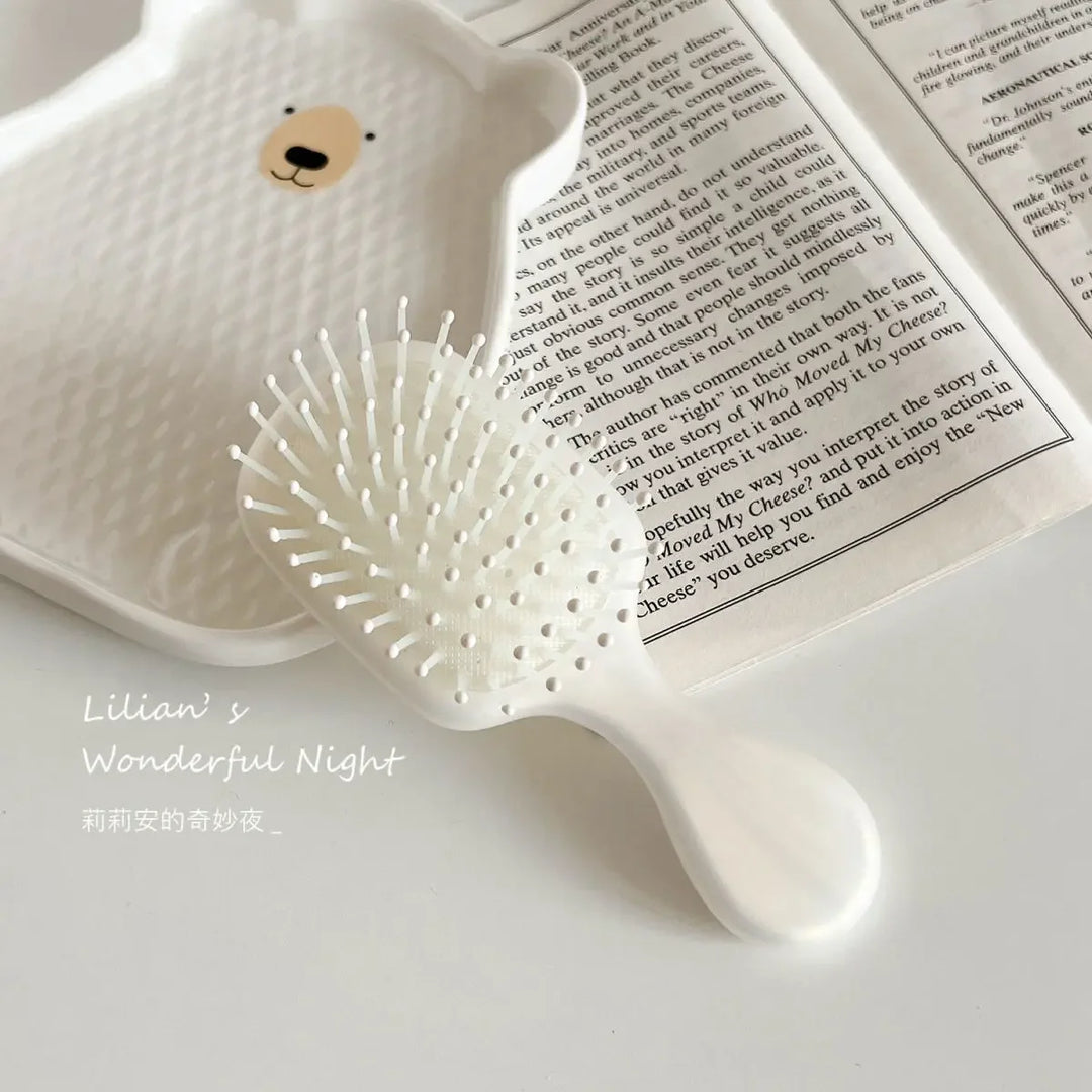 Mermaid Massage Air Cushion Combs for Kids Small Toddler Girls Hair Brushes Simplicity Lovely Hair Care Tool Fashion Solid Color