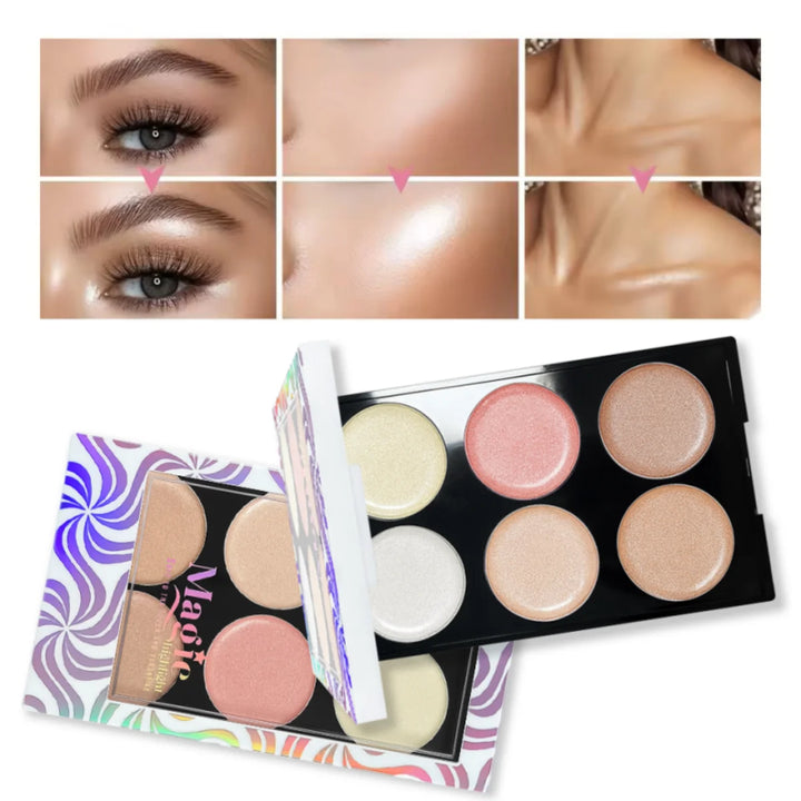 Pearlescent Diamond Highlighting Intense Sparkle Blush Shimmer Facial Contour Brightening Lasting Liquid Highlighter