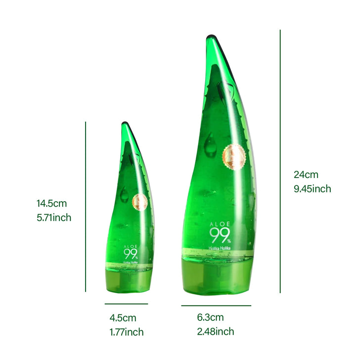 HOLIKA HOLIKA Aloe Soothing Gel,Soothing & Refreshing,Moisturizing & Lightweight,Fast-Absorbing,Korean Skincare,Korean Makeup