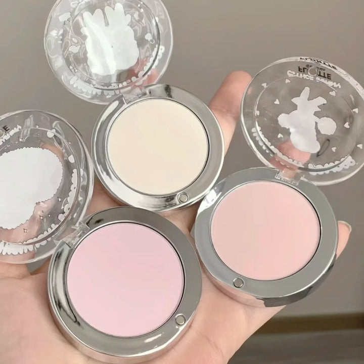 FLORTTE BUNNY Single Highlight Powder Facial Highgloss Natural Brightening  Blush Cream Brightening Liftup Face 3D Stereoscopic