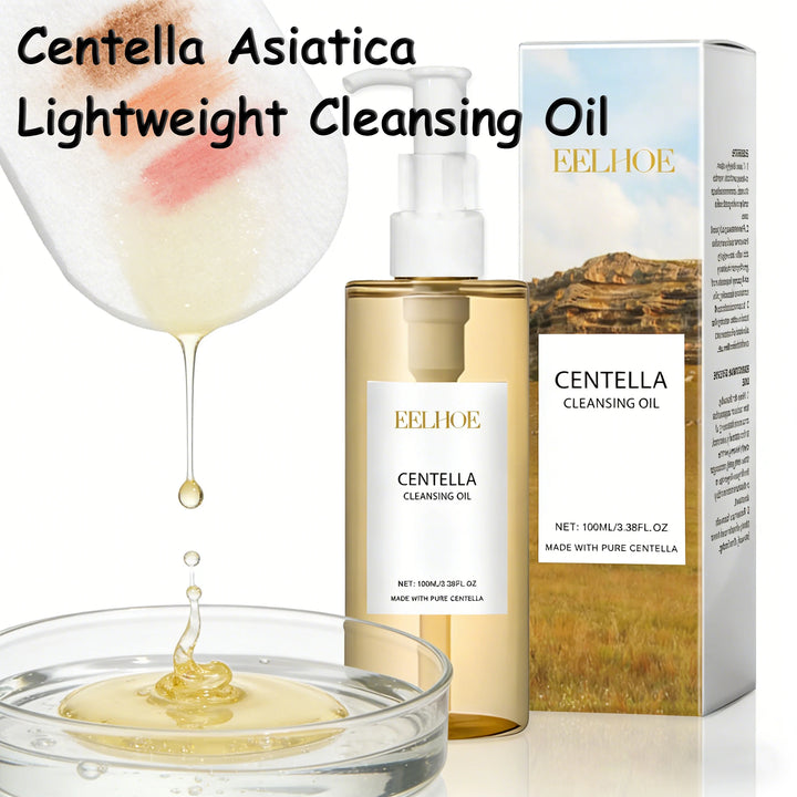 Centella Cleansing Oil Gentle Facial Makeup Remover Vitamin E Moisturizing Face Refresher Cleaning Oil Cleaning Nose Pores