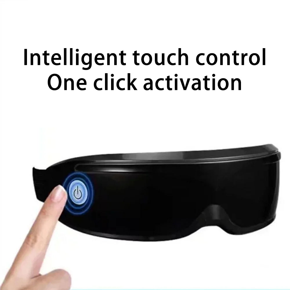 Eye massager with 9 modes and multi frequency vibration 22 magnets for eye massage caring for eye health and safety materials