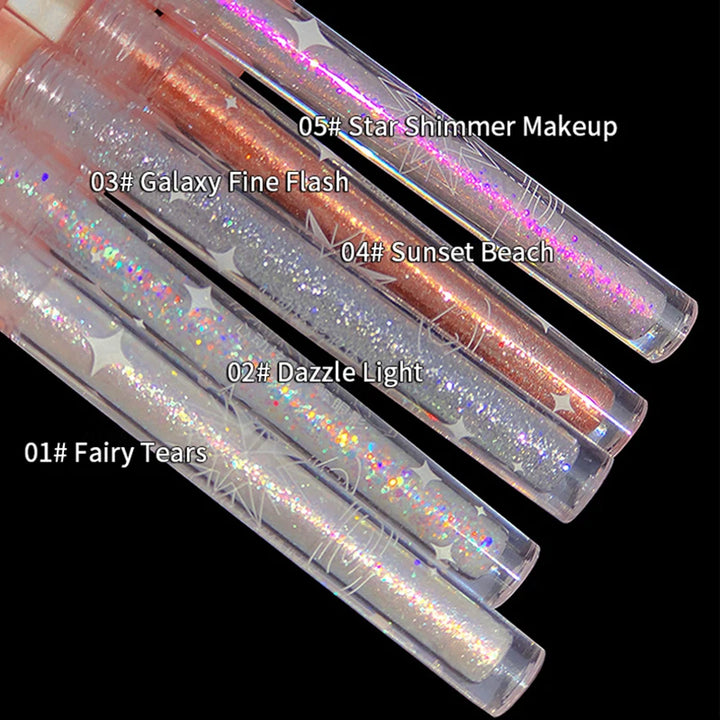 Liquid Eyeshadow High Pigment Waterproof Lasting Not Easy To Fade Pearl Glitter Portable Delicate Women's Eye Makeup