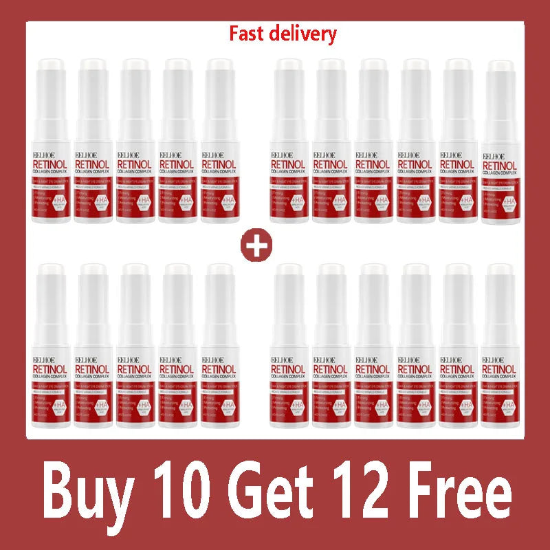 Retinol Eye Cream Collagen Multibalm Stick Reduce Wrinkles Eye Bag Hyaluronic Acid Anti Dark Circle Puffiness Eye Care Products