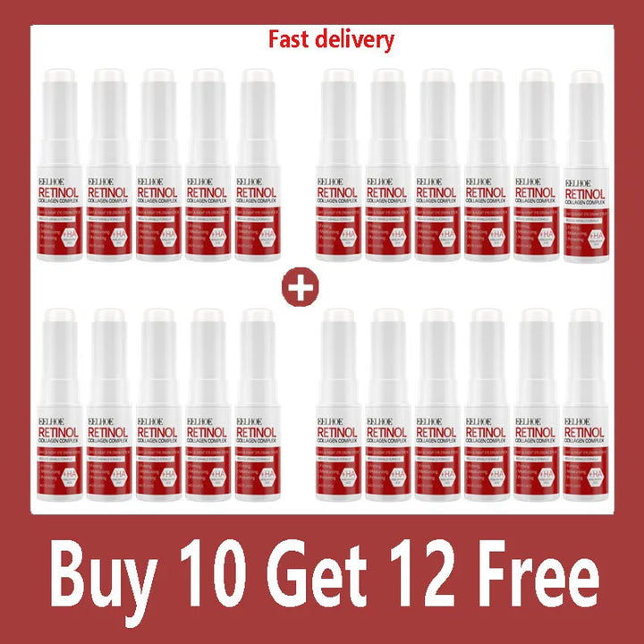 Retinol Eye Cream Collagen Multibalm Stick Reduce Wrinkles Eye Bag Hyaluronic Acid Anti Dark Circle Puffiness Eye Care Products