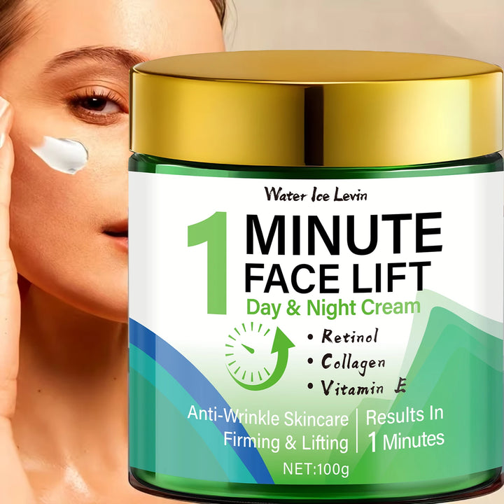 Minute Face Lift Day & Night Cream with Retinol & Collagen for Instant Firming & Deep Moisture.
