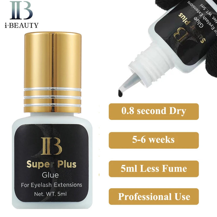 Original IB Lash Glue SUPER PLUS/HYPER BOND/MASTER I-Beauty Eyelash Extension Adhesive Long Lasting Fast Dry Korean Glue