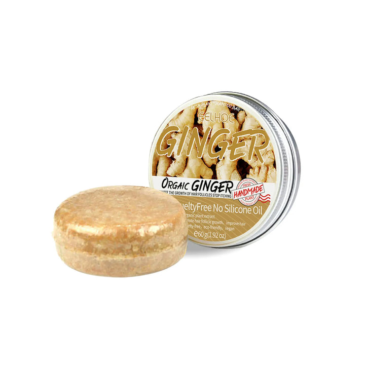 60g Natural Ginger Shampoo Soap Reduce Hair Loss Clean Dandruff Nourish Moisturize Scalp Improve Hair Quality Hair Care Product