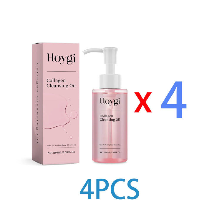 Gentle Collagen Makeup Remover for Sensitive Skin Waterproof Pore Cleansing Non Comedogenic 100ml Travel Size Facial Cleanser