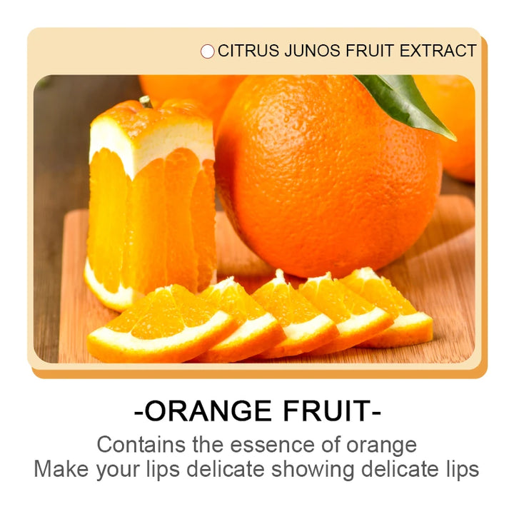 SADOER Vitamin C Lip Balm Moisturizing Anti Cracking Hydrating Repair Nourishing Anti Wrinkles Lipstick Lips Skin Care Products