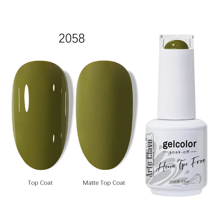 Arte Clavo 15ml HEMA TPO FREE Gel Nail Polish Pink Hybrid Nail Manicure Semi-permanent Enamels Varnish For UV LED Nails Supplies