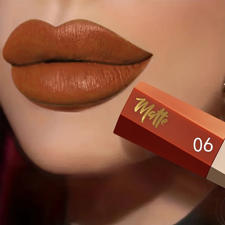 Velvet Matte Liquid Lipstick, Lightweight Thin-as-Fog Texture, Long Lasting Waterproof Lip Makeup Gift for Women