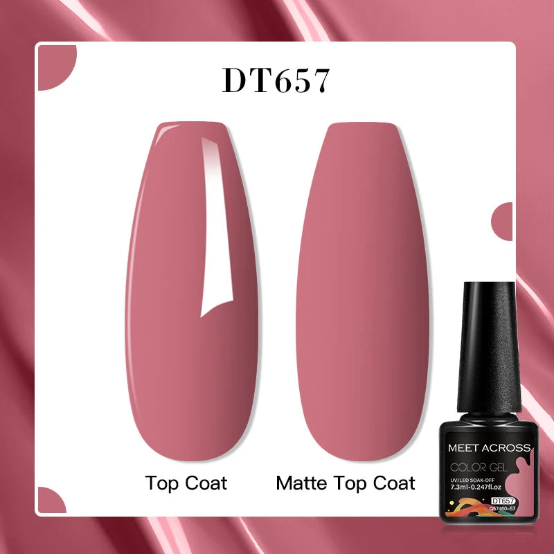 MEET ACROSS 7ml Porcelain White Cat Eye Gel Polish Holographic Glitter Magnetic Galactic Effect Gel Nail Polish Soak Off UV Gel
