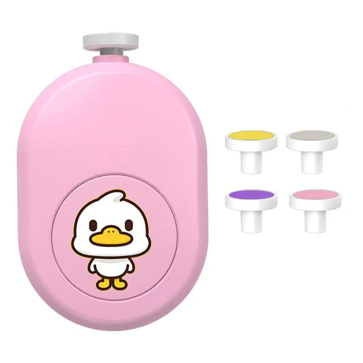 Ultra Quiet Electric Nail File for Babies & Kids, Gentle Polisher Grinder with LED Light, Safe for Newborns, Adult Use Too