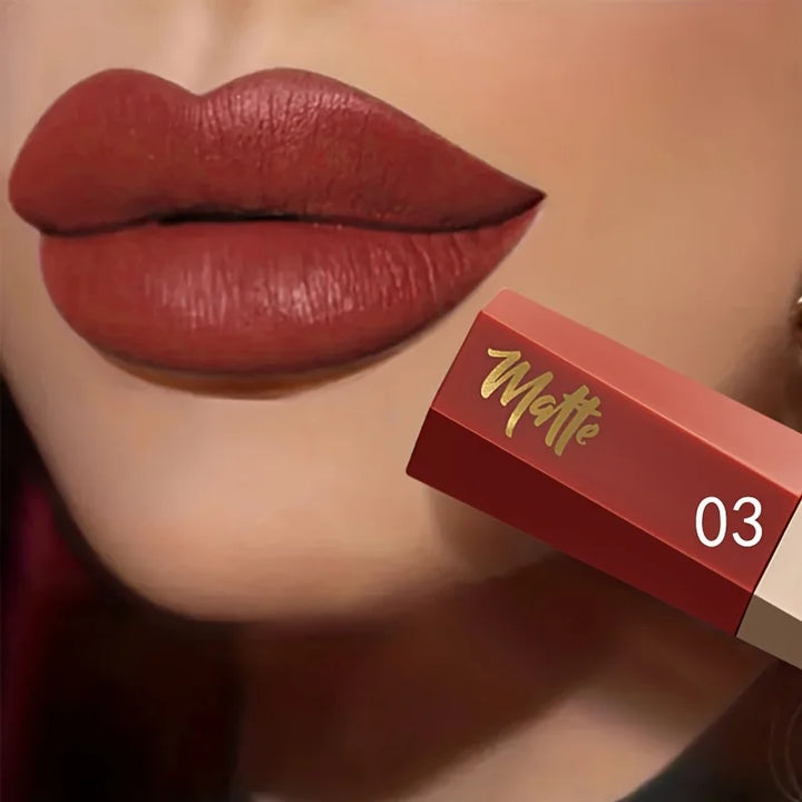 Velvet Matte Liquid Lipstick, Lightweight Thin-as-Fog Texture, Long Lasting Waterproof Lip Makeup Gift for Women