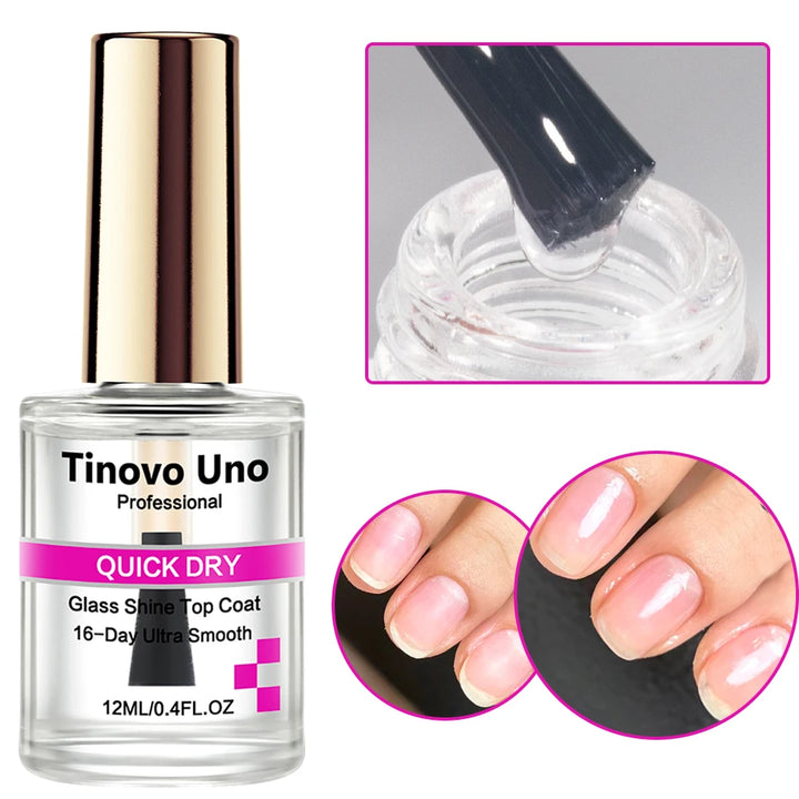 Tinovo Uno Keratin Coconut Nail Strengthening Oil Nail Art Treatment Care Nail Growth Cuticle Oil 12ML Vitamin C Enriched Polish