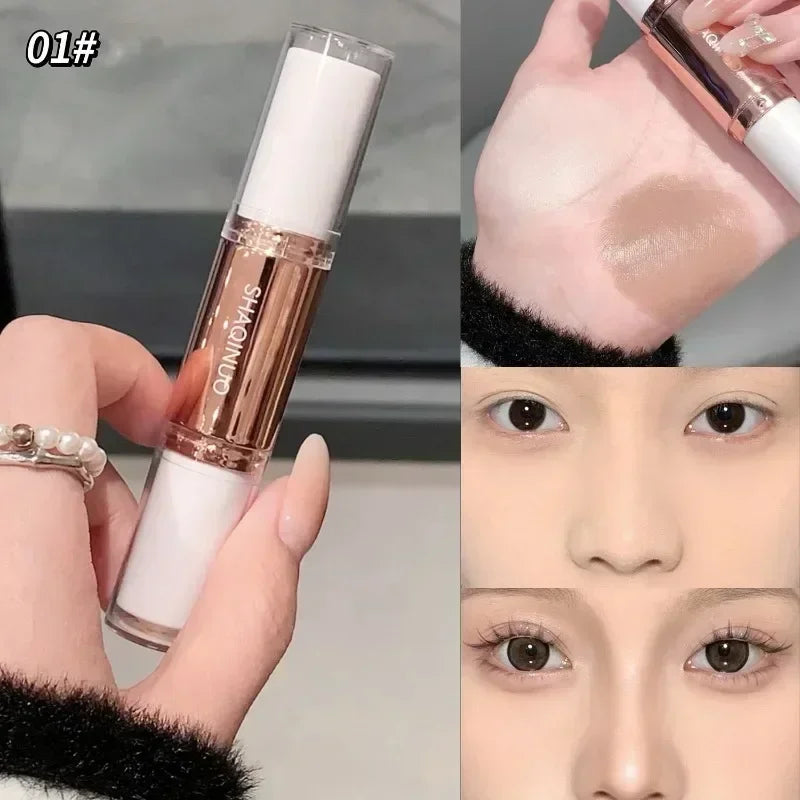 Highlighting&Bronzer Stick Face Brightening Shaping Concealer Pencil 3D Long Lasting Corrector Nose Shadow Contouring Cosmetics