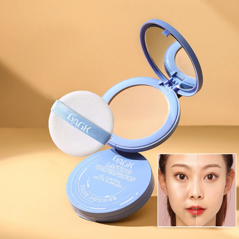 Translucent Bronzer Powder Makeup Nude Face Oil Control Matte Brighten Waterproof Set Press Loose Powder Korean Dupes Cosmetics
