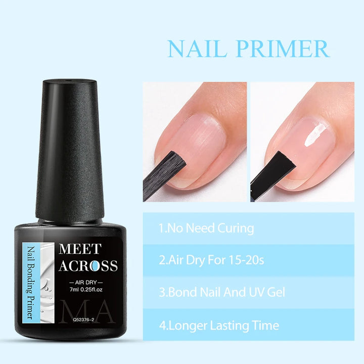 MEET ACROSS 7ml Porcelain White Cat Eye Gel Polish Holographic Glitter Magnetic Galactic Effect Gel Nail Polish Soak Off UV Gel