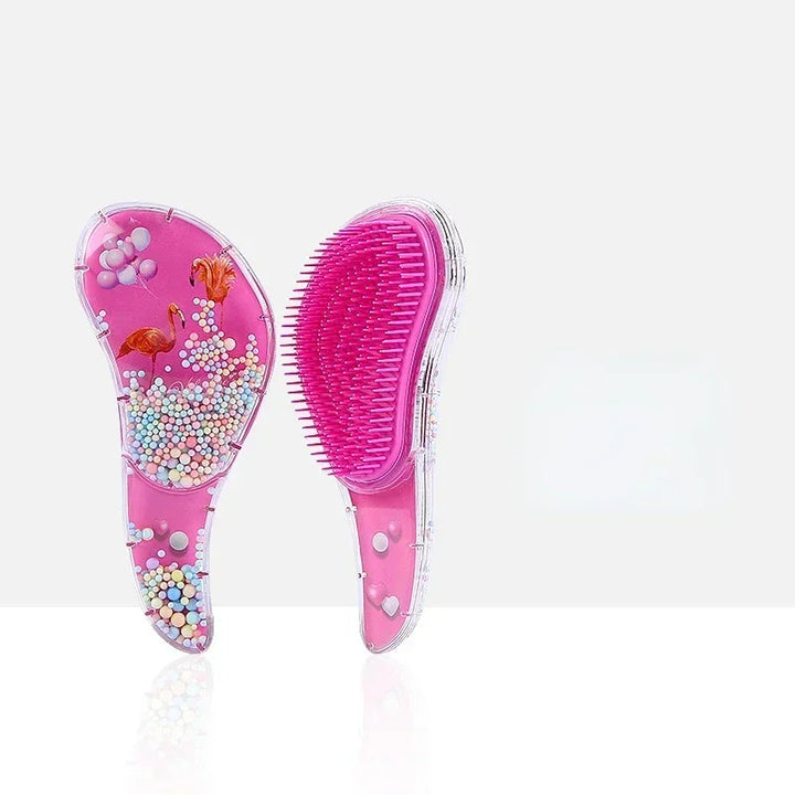 New Kids Star Magic Combs Anti-static Massage Unicorn Hair Brushes Tangle Detangle Shower Massage Hair Brush Comb