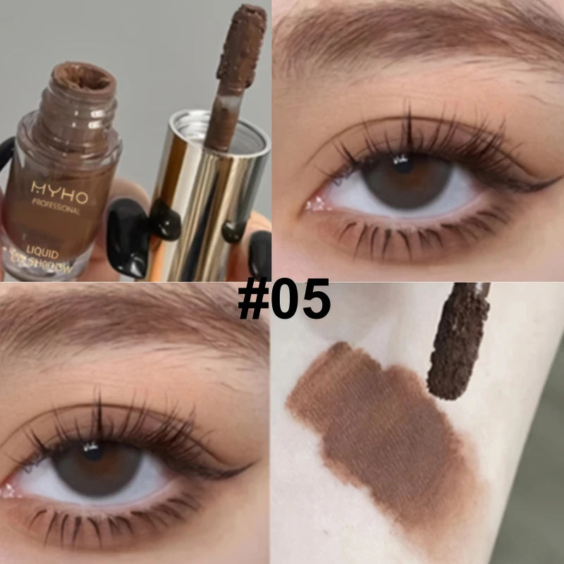 Liquid Eyeshadow Stick - Matte & Glitter for Contour & Eye Makeup,Blendable Creamy Texture,Long-Lasting Wear,Natural Eye Makeup