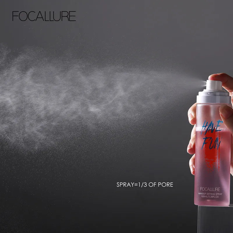 FOCALLURE 100ml Makeup Setting Spray Face Primer Foundation Base Fixer Long Lasting Moisturizing  Make Up Spray