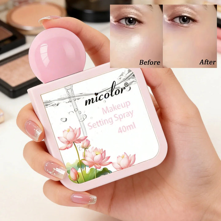 Flower Hydrating Moisturizing Setting Spray Long-lasting RefreshingPrimer Portable Matte Makeup Spray Valentine's Day gift