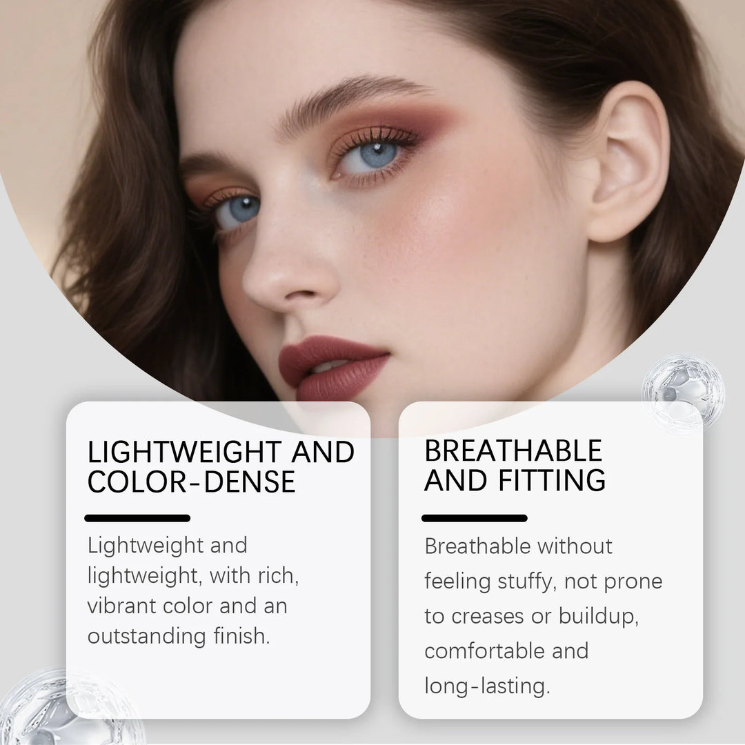 Shimmer Eyeshadow Palettes Professional Highlighter Waterproof Smudge-Proof Glitter Eye Shadow 9 Colors Makeup Eyeshadow Palette