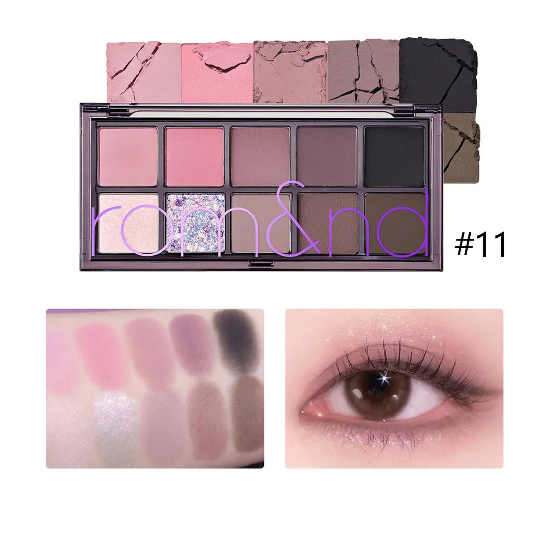 rom&nd BETTER THAN PALETTE,Fine Powder Texture,Long-Lasting Pigmentation,Easy to Blend,Beginner-Friendly,K-Beauty,Korean Makeup