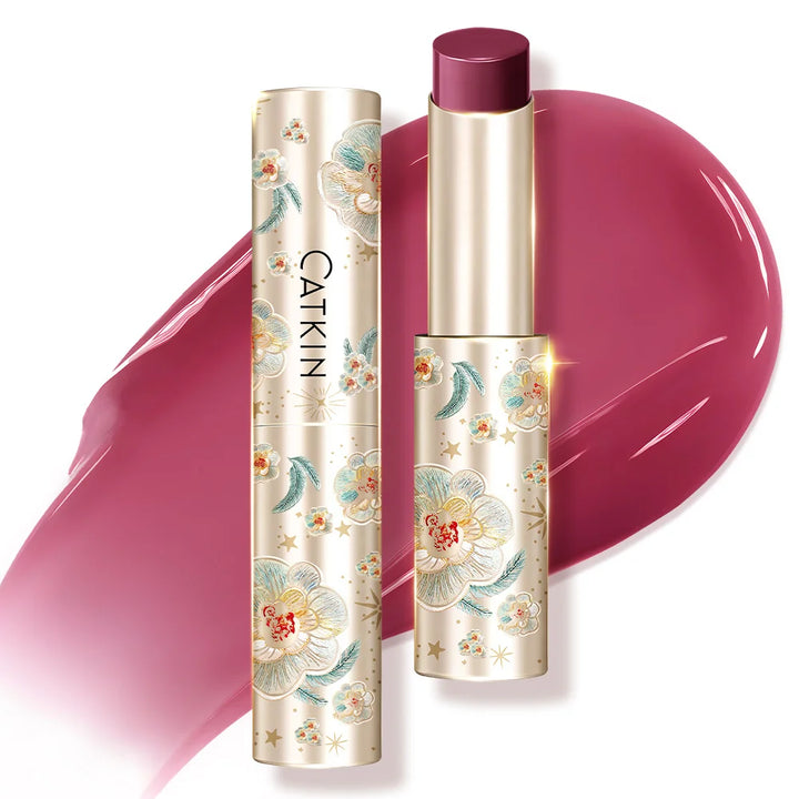 CATKIN GLOSSY LIP BALM Hydrating Lip Balm in 6 Vibrant Colors Moisturize, Protect & Soothe