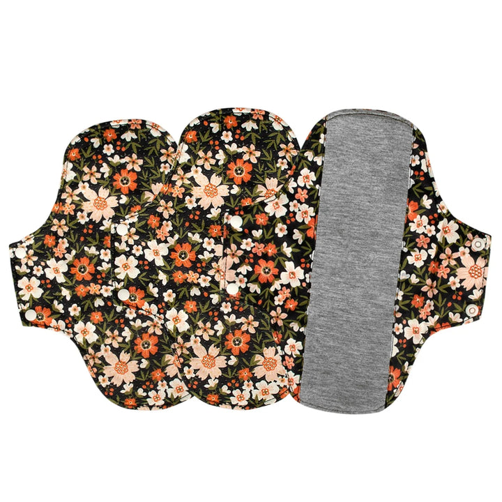 3Pcs Graphene Cotton Menstrual Cloth Sanitary Pads Washable Sanitary Napkin Reusable Adult Leakproof Panty Liner