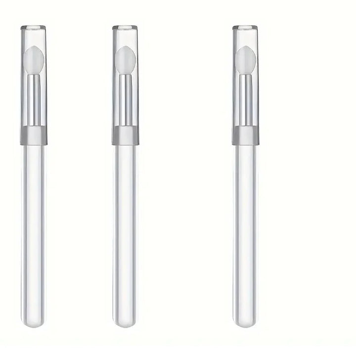 1/3/5PCS Portable Silicone Lip Brush With Cover Soft Multifunctional Lip Balm Applicator Lipstick Lipgloss Makeup Brushes