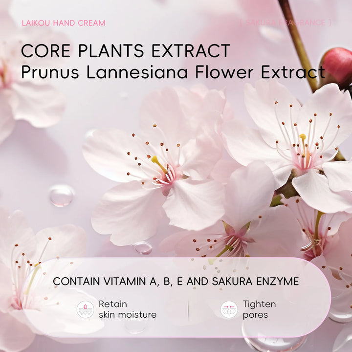 7pcs Collagen Sakura Hand Cream Skin Soften Nourish Care Deep Cracked Repair Beauty Products Girl Moisturizing Hand Skin