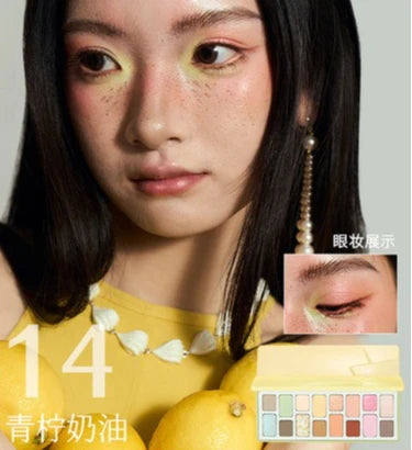 Qianyan Cheeryep 16 Color Eyeshadow Palette Glitter Chamelon Matte Pearlescent Flash Plate Cowherd Sequins