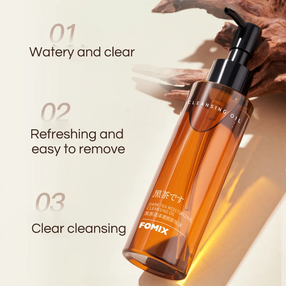 FOMIX Black Tea Moisturizing Cleansing Oil Moisturizing Dry Skin Without Drying Deep Cleansing Facial Makeup Remover
