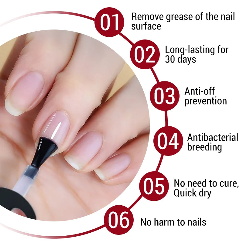 Arte Clavo 15ml Nail Primer Fast Air Dry Base Cleaning Agents UV Gel Polish Dehydrate Primer Base Coat Balance Fluid Acid Free