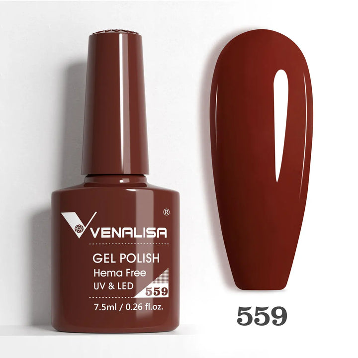 Venalisa HEMA TPO FREE Nail Gel Polish Glitter Gorgeous Full Coverage Soak Off UV LED French Nail Jelly Pink Nude Collection