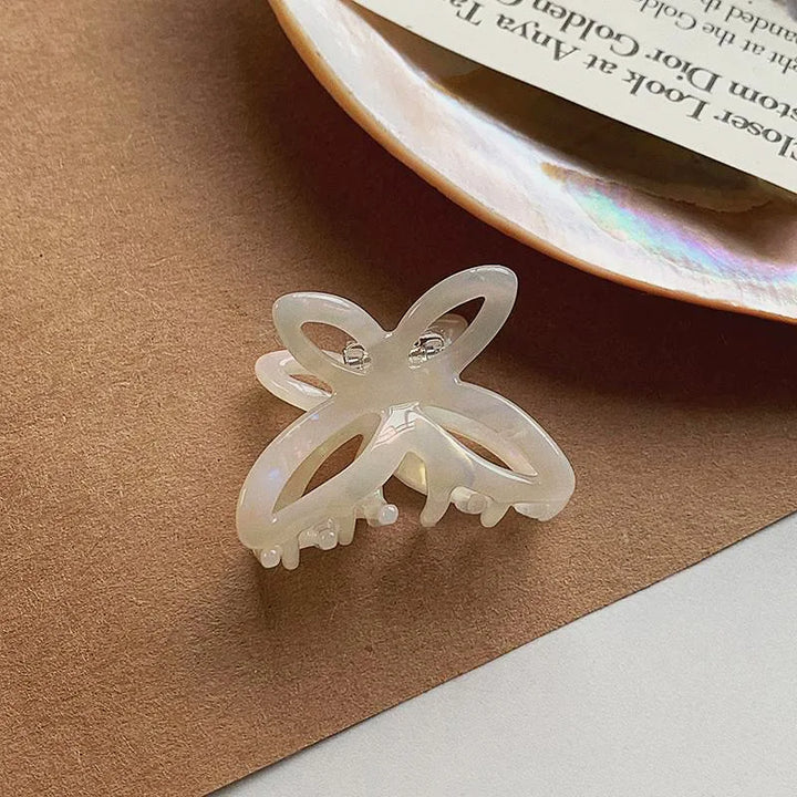 French Retro Butterfly Hair Accessories Back Of Hair Grasping Acetate Clips Hair Clips Crab Hair Clip Hair Clips For Women