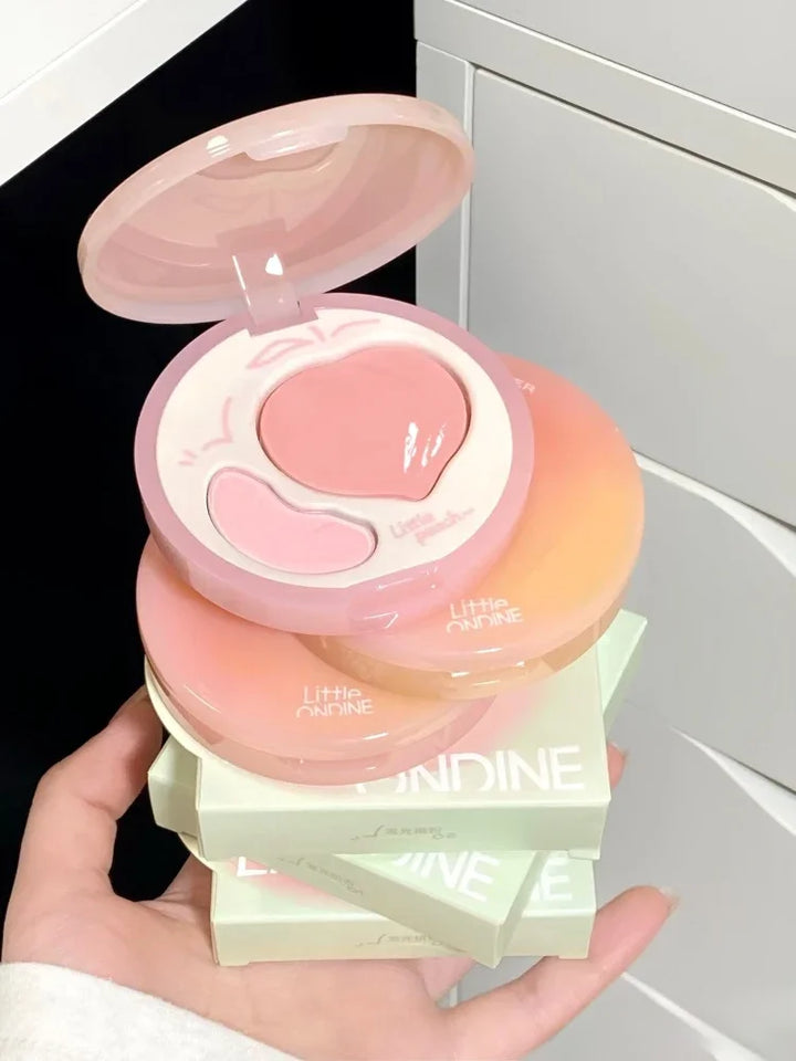 LITTLE ONDINE Peach Highlight Cream Double Effect Brightening Three-dimensional High Disc Matte Face Brightening Depression