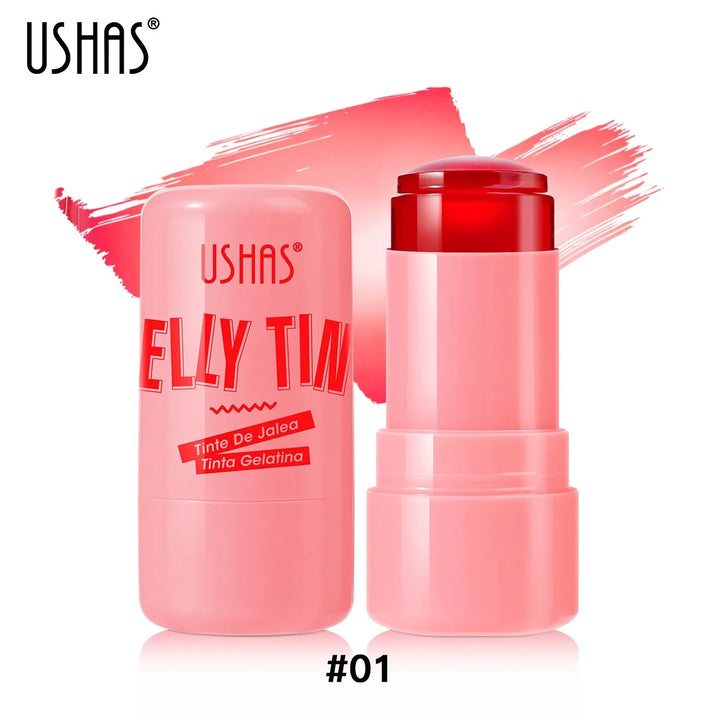 Milk Jelly Blush Stick Lip Cheek Stain Water Blusher Lip Gloss Matte Eyeshadow Long Lasting Brighten Facial Contour Rouge Makeup