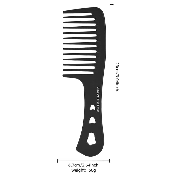 Thickened Version Wide Tooth Comb Heat Resistant Barber Professional Portable Styling Detangling Hairstyling Tools