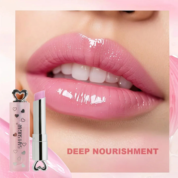 Moisture Lip Balm Hydrating Color Change Nourishing Repair Dark Lines Brightens Jelly Glossy Water Based Tint