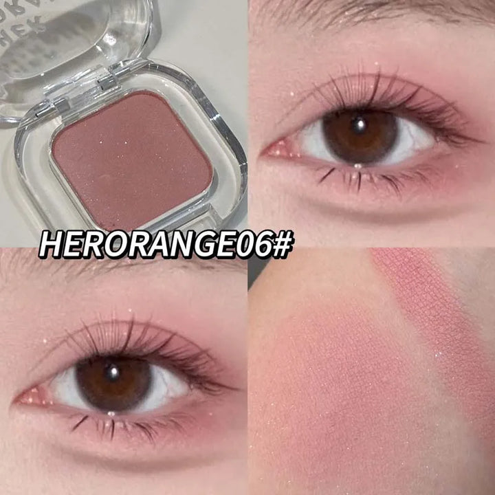 Monochrome Eyeshadow Palette Matte Wine Red Brown Eye Shadow Smoky Pearl Glitter Earth Low Saturation Matte Eye Shadow Makeup