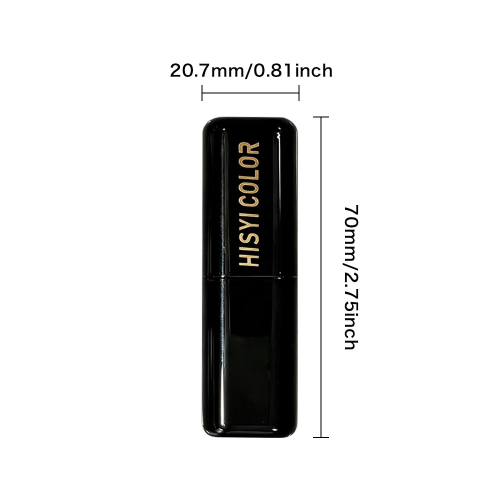 HISYI Crystal Color Changing Petal Lipstick, Jelly Lip Balm, Moisturizing Long Lasting Non-Stick Cup Glossy Lip Makeup for Women