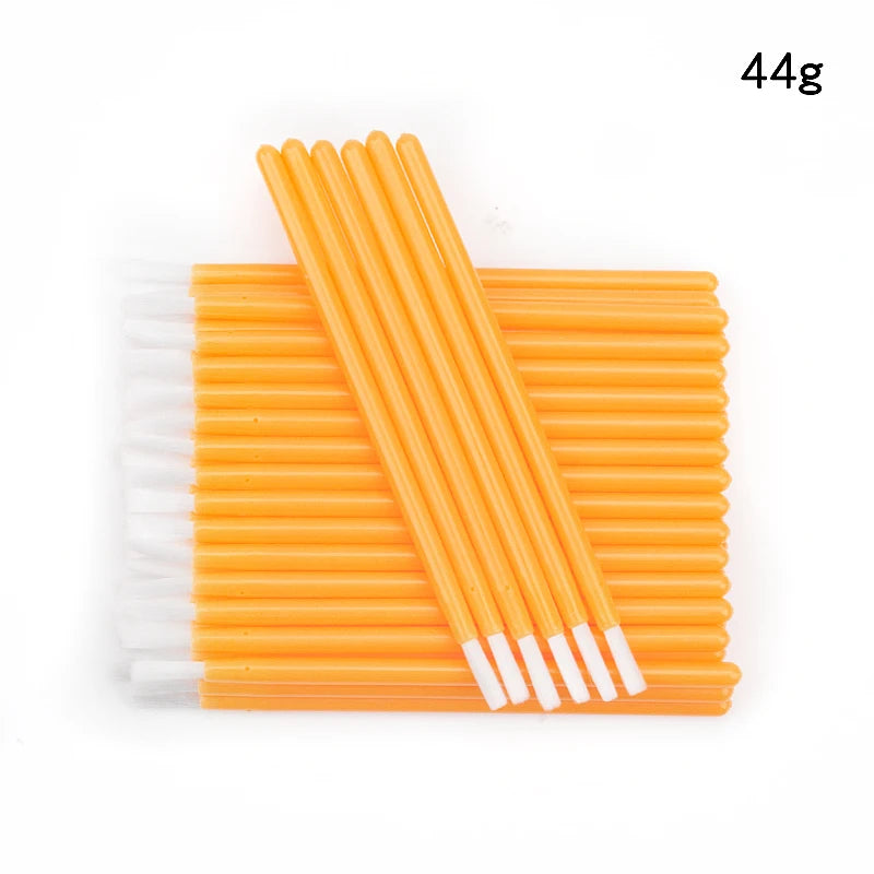 50pcs Disposable Nylon Lip Glossy Brush Lipstick Gloss Wands Applicator Eyeshadow Eyebrow Makeup Brushes Cosmetic Beauty Tools